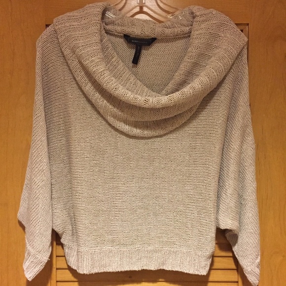 BCBGMaxAzria Sweaters - BCBG Beige/Light Brown Knit Sweater, Small